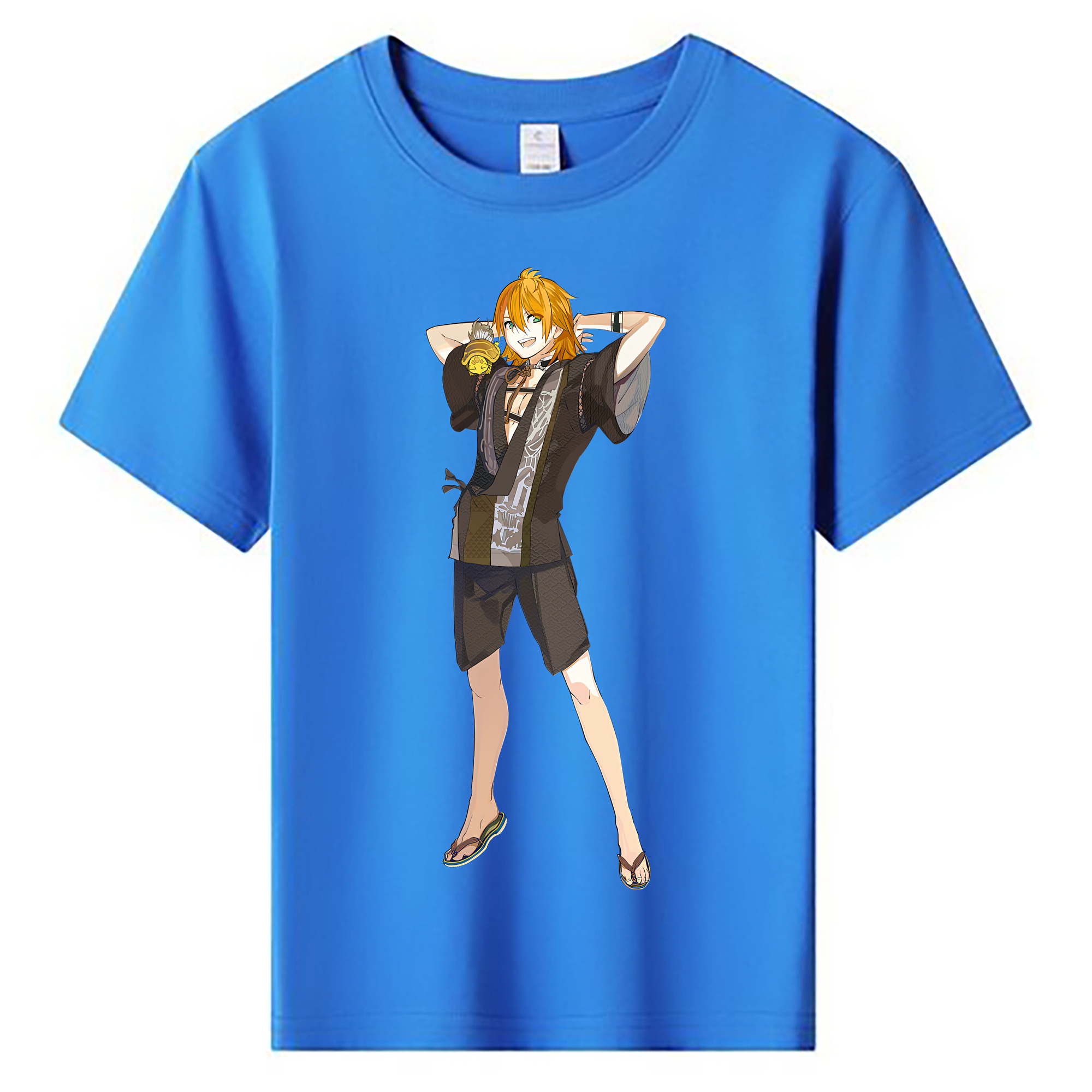 （画像用） 刀剣乱舞 Touken Ranbu 綿100％キッズTシャツ（フロントプリント）